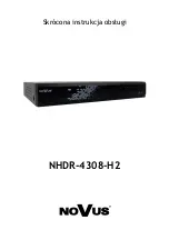 Предварительный просмотр 29 страницы Novus NHDR-4308-H2 Quick Start Manual