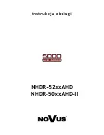 Предварительный просмотр 59 страницы Novus NHDR-50**AHD-II User Manual