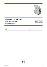 Preview for 1 page of Novus NP785-05 Instruction Manual