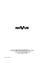 Preview for 16 page of Novus NV-8000PS/HP User Manual