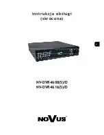 Предварительный просмотр 21 страницы Novus NV-DVR4608(S)/D User Manual