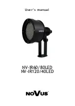 Предварительный просмотр 1 страницы Novus NV-IR120/40LED User Manual