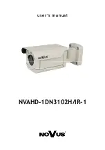 Preview for 1 page of Novus NVAHD-1DN3102H/IR-1 User Manual