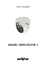 Novus NVAHD-1DN5102V/IR-1 User Manual preview