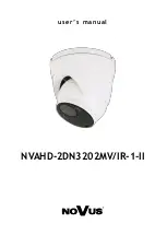 Novus NVAHD-2DN3202MV/IR-1-II User Manual preview