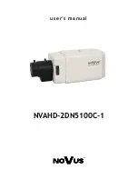 Novus NVAHD-2DN5100C-1 User Manual preview