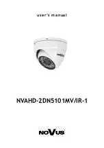 Novus NVAHD-2DN5101MV/IR-1 User Manual предпросмотр