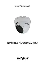 Novus NVAHD-2DN5102MV/IR-1 User Manual предпросмотр