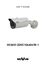 Novus NVAHD-2DN5106MH/IR-1 User Manual предпросмотр