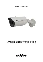 Preview for 1 page of Novus NVAHD-2DN5202MH/IR-1 User Manual