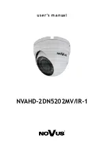 Preview for 1 page of Novus NVAHD-2DN5202MV/IR-1 User Manual