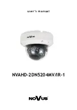 Preview for 1 page of Novus NVAHD-2DN5204MV/IR-1 User Manual