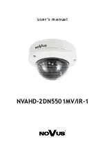 Preview for 1 page of Novus NVAHD-2DN5501MV/IR-1 User Manual