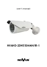 Novus NVAHD-2DN5504MH/IR-1 User Manual предпросмотр