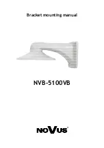 Preview for 1 page of Novus NVB-5100VB Mounting Manual