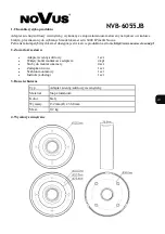 Preview for 1 page of Novus NVB-6055JB User Manual