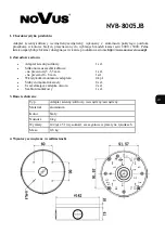 Preview for 1 page of Novus NVB-8005JB User Manual