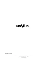 Preview for 8 page of Novus NVC-201D User Manual