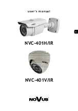 Novus NVC-401H/IR User Manual preview