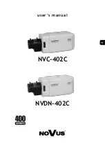 Novus NVC-402C User Manual preview