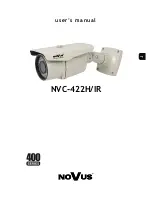 Предварительный просмотр 1 страницы Novus NVC-422H/IR User Manual