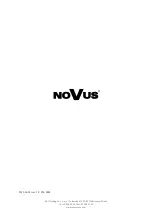 Preview for 20 page of Novus NVC-601D-black User Manual