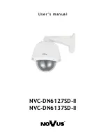 Novus NVC-6127SD-II User Manual preview