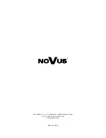 Preview for 36 page of Novus NVC-DN6112MSD-II User Manual