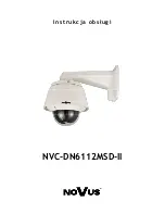 Preview for 37 page of Novus NVC-DN6112MSD-II User Manual