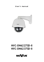 Novus NVC-DN6227SD-II User Manual preview