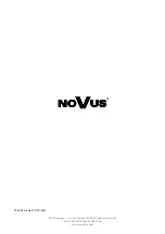 Preview for 32 page of Novus NVC-FDN3309H/IR User Manual