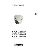 Preview for 1 page of Novus NVDN-201D/IR User Manual