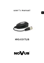 Novus NVG-031TLIB User Manual preview