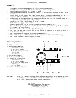 Предварительный просмотр 4 страницы Novus NVH-100 Installation Manual