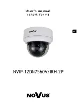 Novus NVIP-12DN7560V/IRH-2P User Manual предпросмотр