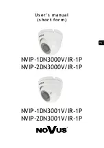 Preview for 1 page of Novus NVIP-1DN3000V/IR-1P User Manual