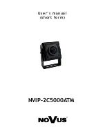 Preview for 1 page of Novus NVIP-2C5000ATM User Manual