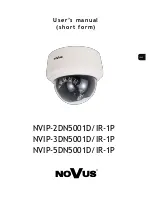 Novus NVIP-2DN5001D/IR-1P User Manual preview