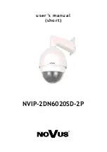 Preview for 1 page of Novus NVIP-2DN6020SD-2P User Manual