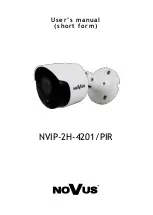 Novus NVIP-2H-4201/PIR User Manual preview