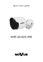 Novus NVIP-2H-4231/PIR Quick Start Manual preview