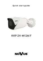 Предварительный просмотр 1 страницы Novus NVIP-2H-4412M/F Quick Start Manual