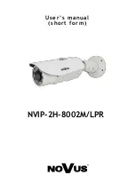 Novus NVIP-2H-8002M/LPR User Manual preview