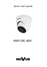 Предварительный просмотр 1 страницы Novus NVIP-2VE-4201 Quick Start Manual