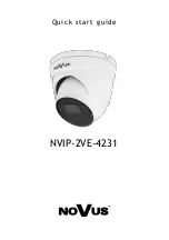 Novus NVIP-2VE-4231 Quick Start Manual preview