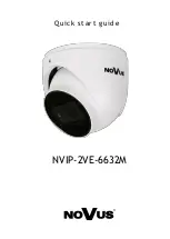 Предварительный просмотр 1 страницы Novus NVIP-2VE-6632M Quick Start Manual