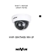 Preview for 1 page of Novus NVIP-3DN7540D/IRH-2P User Manual