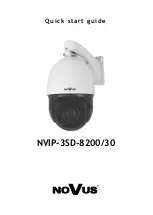 Novus NVIP-3SD-8200/30 Quick Start Manual preview