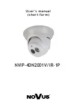 Novus NVIP-4DN2001V/IR-1P User Manual preview