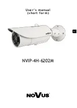 Novus NVIP-4H-6202M User Manual preview